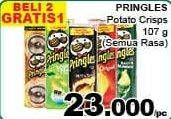 Promo Harga PRINGLES Potato Crisps All Variants 107 gr - Giant
