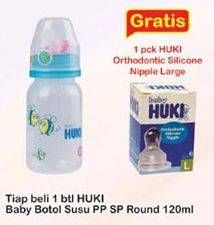 Promo Harga HUKI Bottle PP BP 120 ml - Indomaret