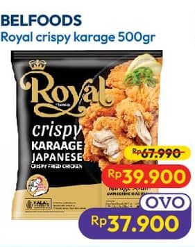 Promo Harga Belfoods Royal Nugget Crispy Karaage 500 gr - Hypermart