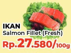 Promo Harga Salmon Fillet per 100 gr - Yogya