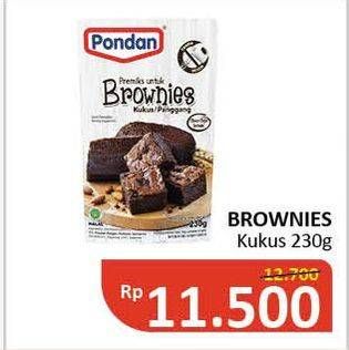Promo Harga PONDAN Brownies Kukus 230 gr - Alfamidi