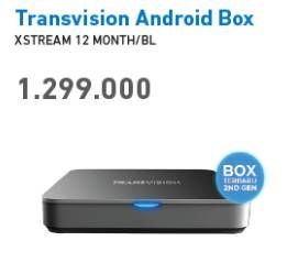 Promo Harga TRANSVISION Android Box Xtream 12MONTH/BL  - Electronic City