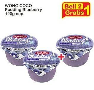 Promo Harga Wong Coco Pudding Blueberry 120 gr - Indomaret