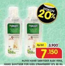 Promo Harga NUVO Hand Sanitizer Fresh Blossom, Spring Nature 85 ml - Superindo