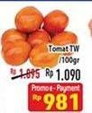 Promo Harga Tomat TW per 100 gr - Hypermart