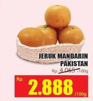 Promo Harga Jeruk Mandarin Pakistan per 100 gr - Hari Hari