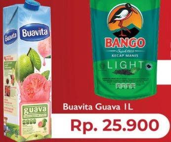 Promo Harga BUAVITA Fresh Juice Guava 1 ltr - Carrefour