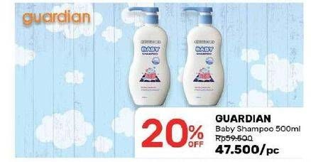 Promo Harga GUARDIAN Baby Shampoo 500 ml - Guardian