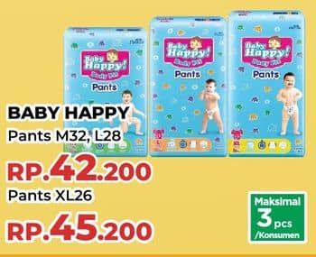 Promo Harga Baby Happy Body Fit Pants M32, L28 28 pcs - Yogya