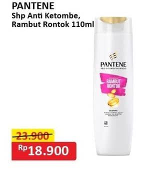 Promo Harga Pantene Shampoo Anti Dandruff, Hair Fall Control 110 ml - Alfamart