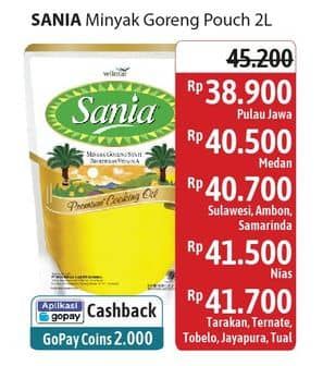 Promo Harga Sania Minyak Goreng 2000 ml - Alfamidi