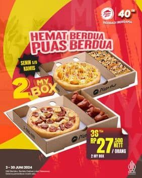 Promo Harga 2 MyBox  - Pizza Hut