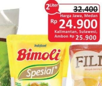 Promo Harga BIMOLI Minyak Goreng Spesial 2 ltr - Alfamidi