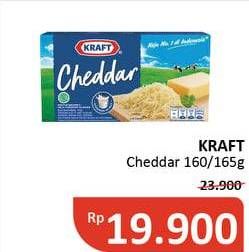 Promo Harga KRAFT Cheese Cheddar 165 gr - Alfamidi