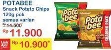 Promo Harga POTABEE Snack Potato Chips All Variants 120 gr - Indomaret