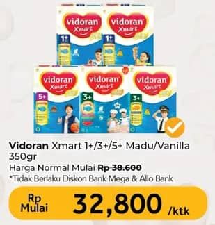 Promo Harga Vidorant Xmart 1+/3+/5+  - Carrefour