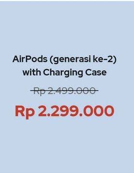 Promo Harga APPLE AirPods Generasi Ke-2  - iBox