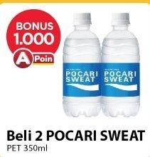 Promo Harga POCARI SWEAT Minuman Isotonik Original 350 ml - Alfamart