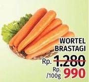 Promo Harga Wortel Berastagi per 100 gr - LotteMart