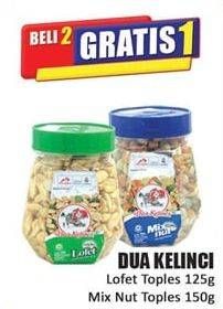 Promo Harga DUA KELINCI Kacang Mix Nut, Lofet 125 gr - Hari Hari