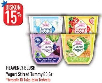 Promo Harga HEAVENLY BLUSH Tummy Yogurt Cup All Variants 80 gr - Hypermart