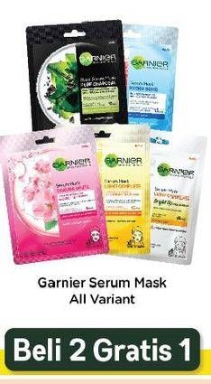 Promo Harga GARNIER Serum Mask All Variants  - Alfamart