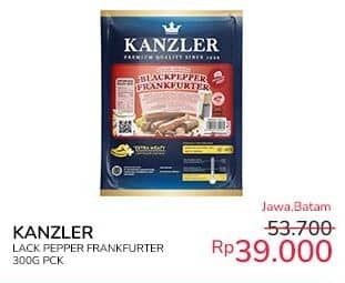 Promo Harga Kanzler Frankfurter Black Pepper 300 gr - Indomaret