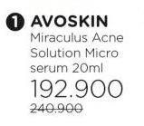 Promo Harga AVOSKIN Miraculous Acne Solution Micro Serum 20 ml - Watsons