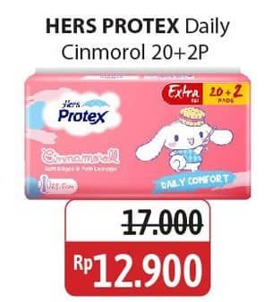 Promo Harga Hers Protex Daily Comfort 22 pcs - Alfamidi