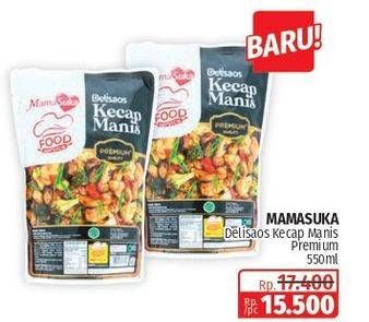 Promo Harga Mamasuka Delisaos Kecap Manis Premium 550 ml - Lotte Grosir
