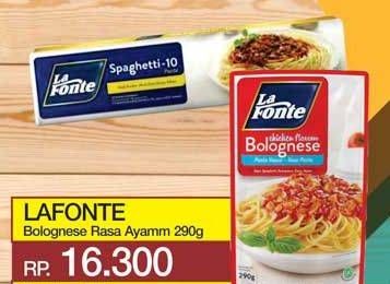 Promo Harga LA FONTE Saus Pasta Bolognese 290 gr - Yogya