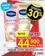 Promo Harga Vaseline Healthy Bright Gluta-Hya Lotion All Variants 200 ml - Superindo