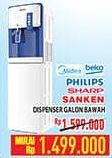 Promo Harga MIDEA/BEKO/PHILIPS/SHARP/SANKEN Dispenser Galon Bawah  - Hypermart
