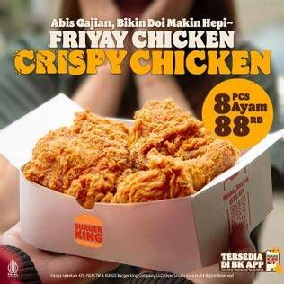 Promo Harga Friyay Chicken  - Burger King