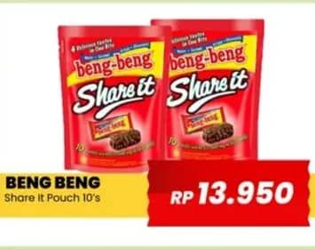 Promo Harga Beng-beng Share It per 10 pcs 9 gr - Yogya