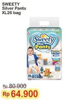 Promo Harga Sweety Silver Pants XL26 26 pcs - Indomaret