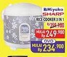 Promo Harga Miyako/Sharp Rice Cooker 3 In 1  - Hypermart