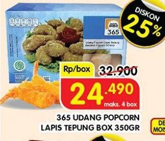 Promo Harga 365 Udang Popcorn Lapis Tepung 350 gr - Superindo