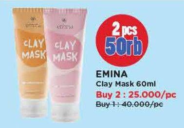 Promo Harga Emina Clay Mask 60 ml - Watsons