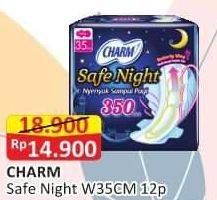 Promo Harga Charm Safe Night Wing 35cm 12 pcs - Alfamart