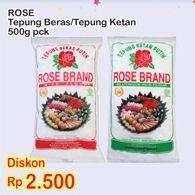 Promo Harga Rose Brand Tepung Ketan & Beras 500 gr - Indomaret