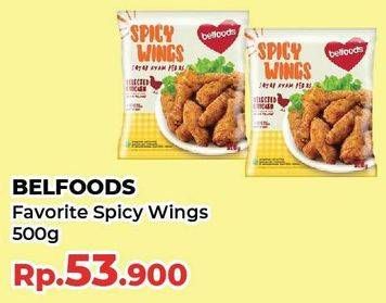 Promo Harga Belfoods Spicy Wings 500 gr - Yogya