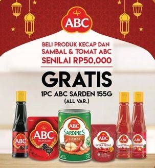 Promo Harga ABC Saus Tomat/Kecap Manis  - Hypermart
