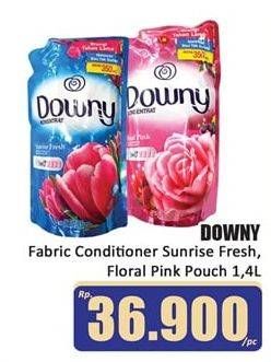 Promo Harga DOWNY Pewangi Pakaian Sunrise Fresh, Floral Pink 1400 ml - Hari Hari