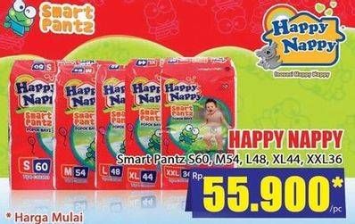 Promo Harga Happy Nappy Smart Pantz Diaper XL44, XXL36, L48, M54, S60 36 pcs - Hari Hari