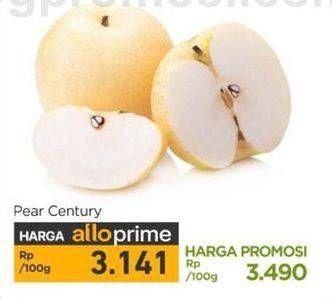 Promo Harga Pear Century per 100 gr - Carrefour