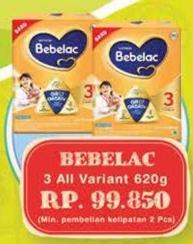 Promo Harga Bebelac 3 Gro Great All Variants 620 gr - Yogya