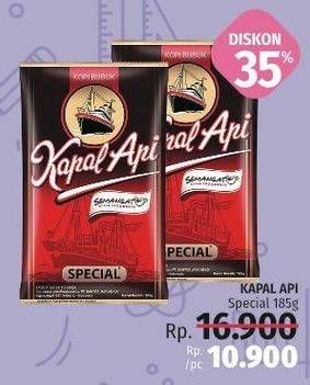 Promo Harga Kapal Api Kopi Bubuk Special 185 gr - LotteMart