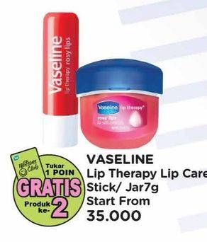 Promo Harga Vaseline Lip Therapy 4 gr - Watsons