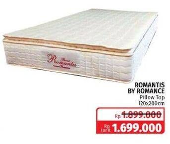Promo Harga ROMANTIS Pillow Top 120 X 200  - Lotte Grosir